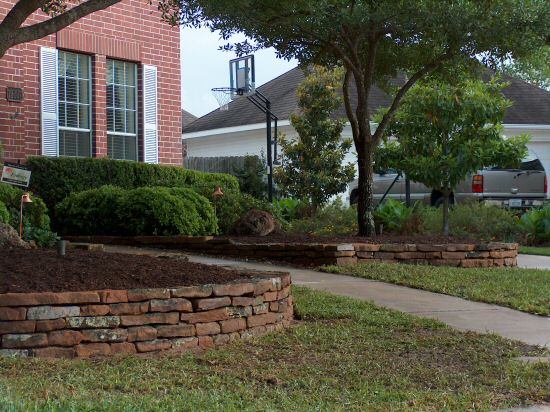 Bayside Landscape Services - Natural Rock Borders & Walls Portfolio ...