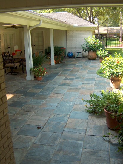 Bayside Landscape Services - Brick Paver & Slate Patios Portfolio 